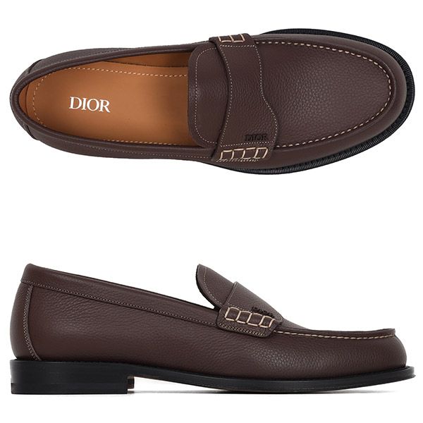 Dior Dark Brown Granville Loafer 3LO146YJK 750 00071