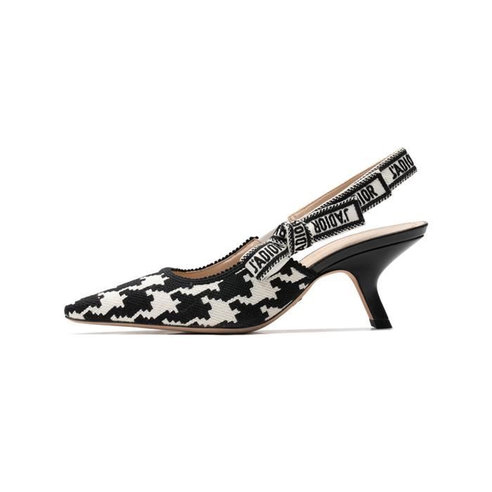 Dior Houndstooth Slingback Pumps KCP866MPP