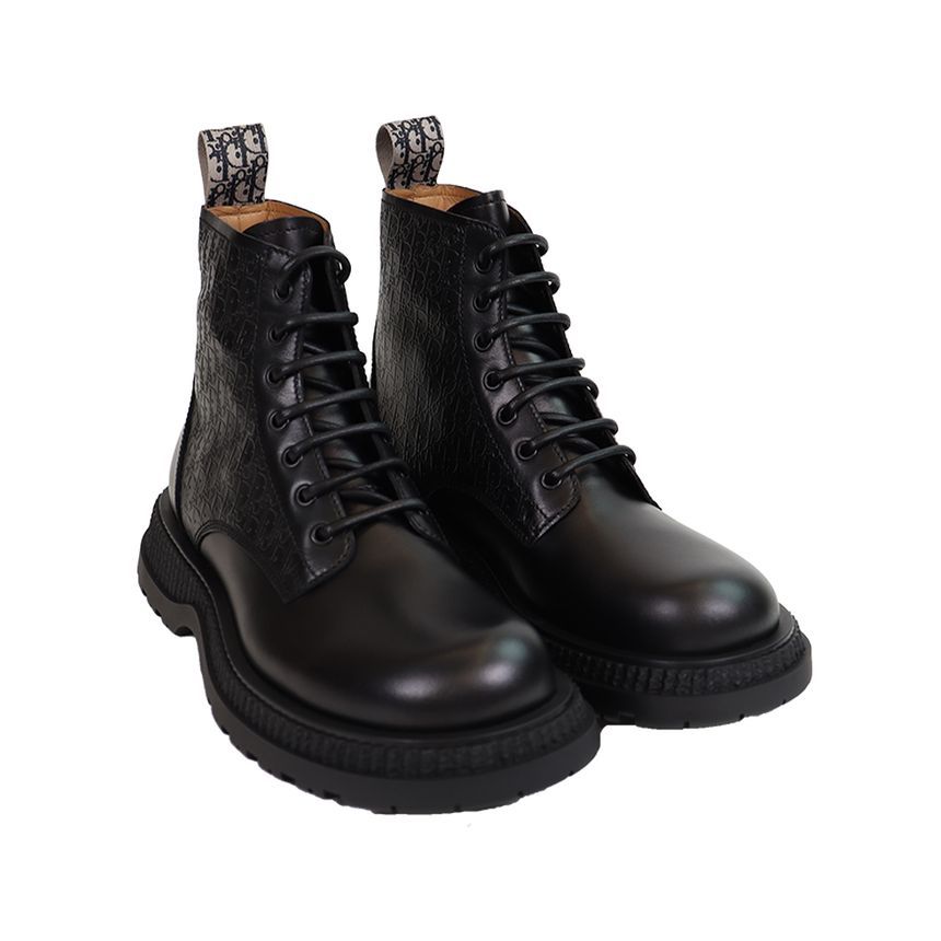 Dior Men's Buffalo Lace-Up Ankle Boots 3BO342 ZXK 900