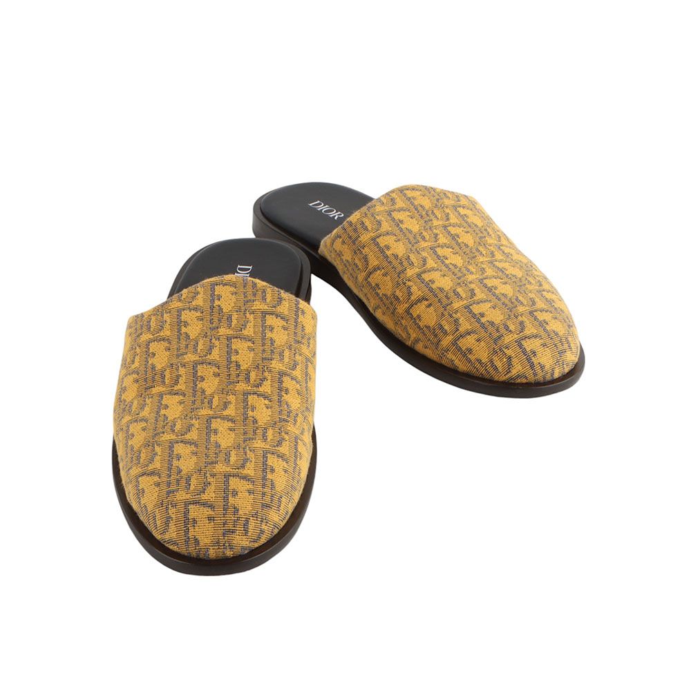 Dior Oblique Jacquard Mule Slippers Size 41 / 33454Y-1