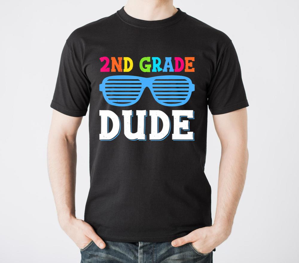 DMM472892Second Grade Dude 2nd Grade Teachers Stud - Unisex Standard T-Shirt