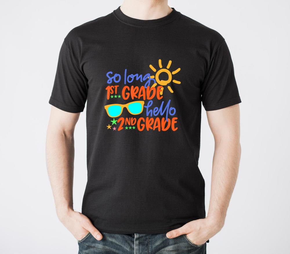 DMM889483SO LONG 1st GRADE HELLO 2nd GRADE Teacher - Unisex Standard T-Shirt