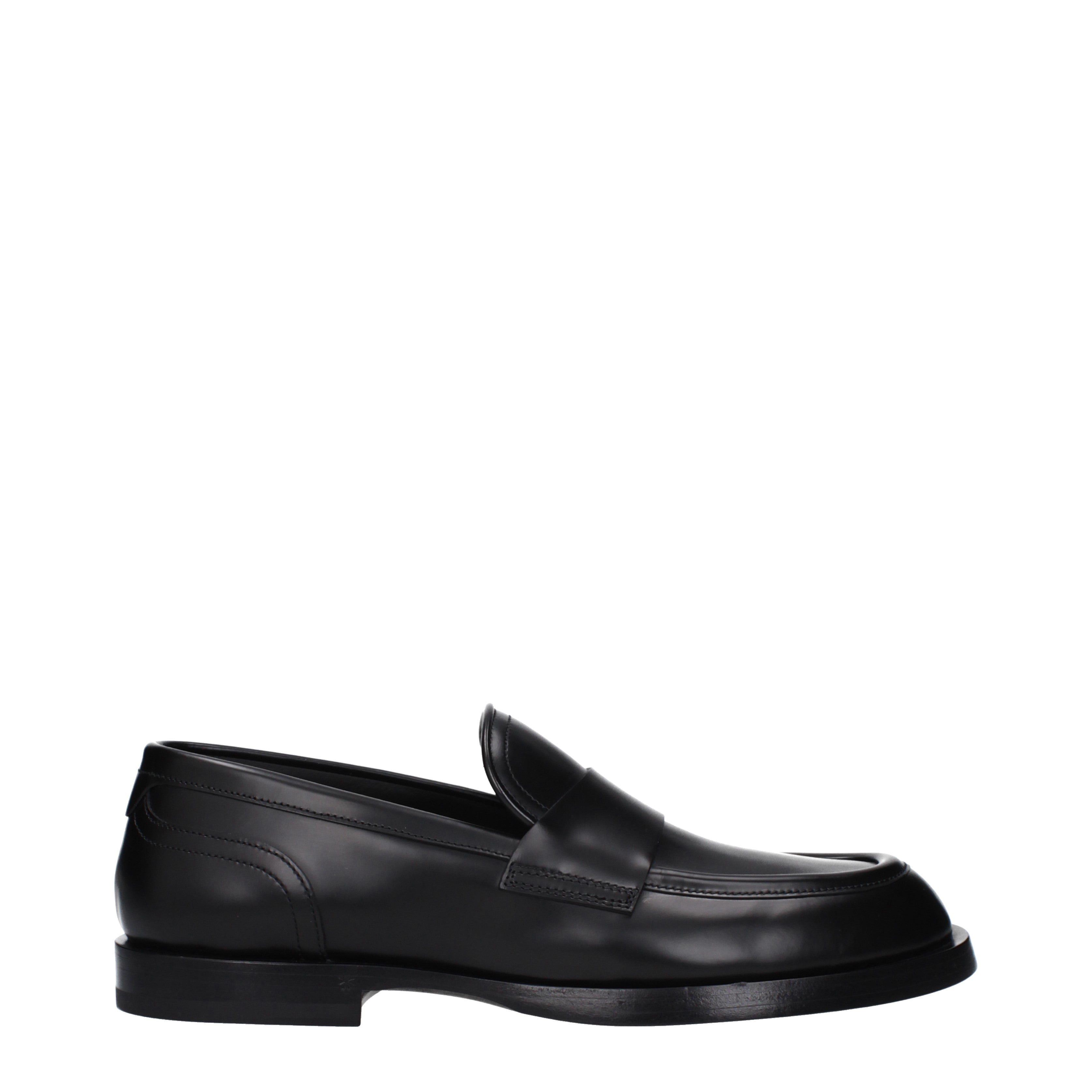 Dolce&Gabbana Loafers Men Leather Black
