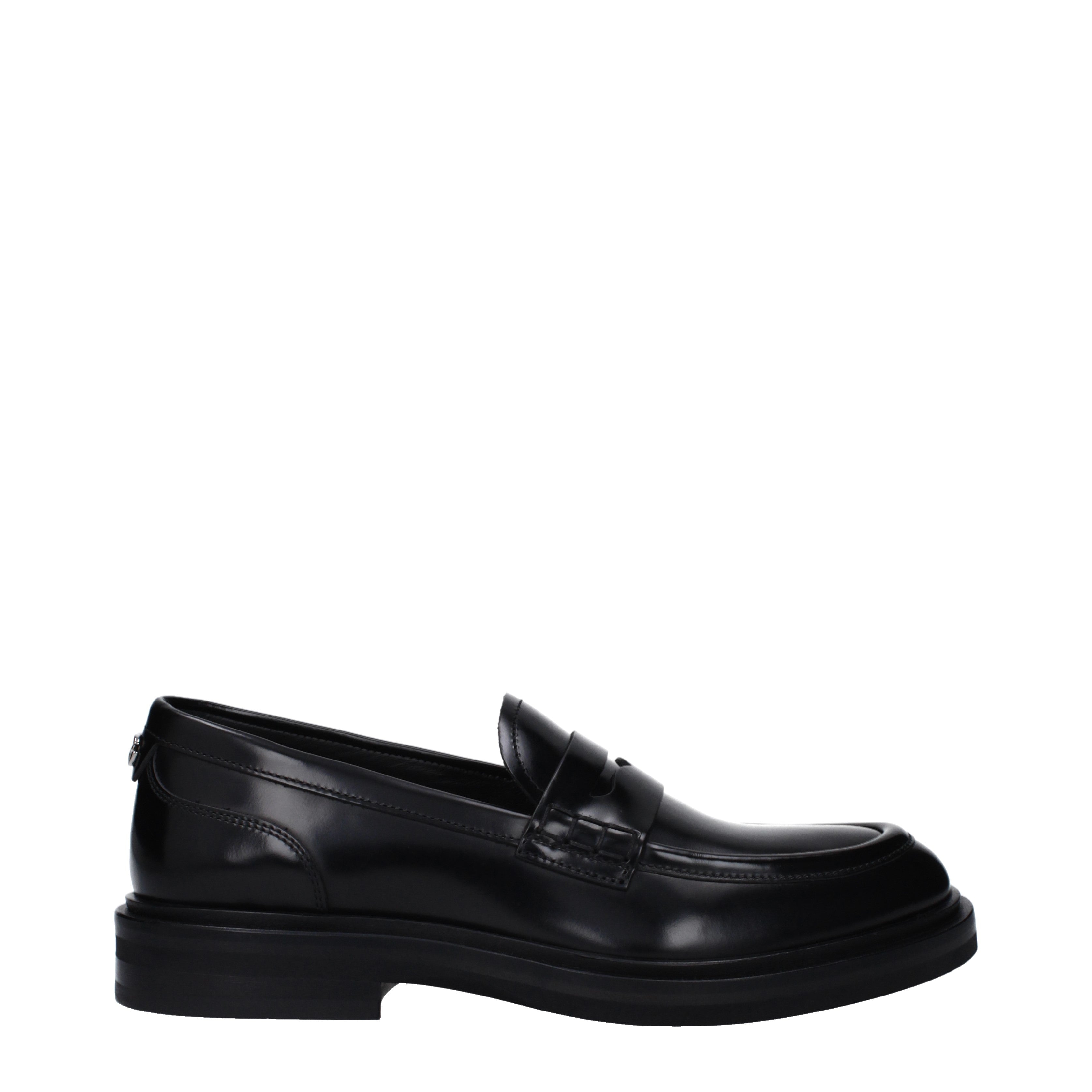 Dolce&Gabbana Loafers Women Leather Black
