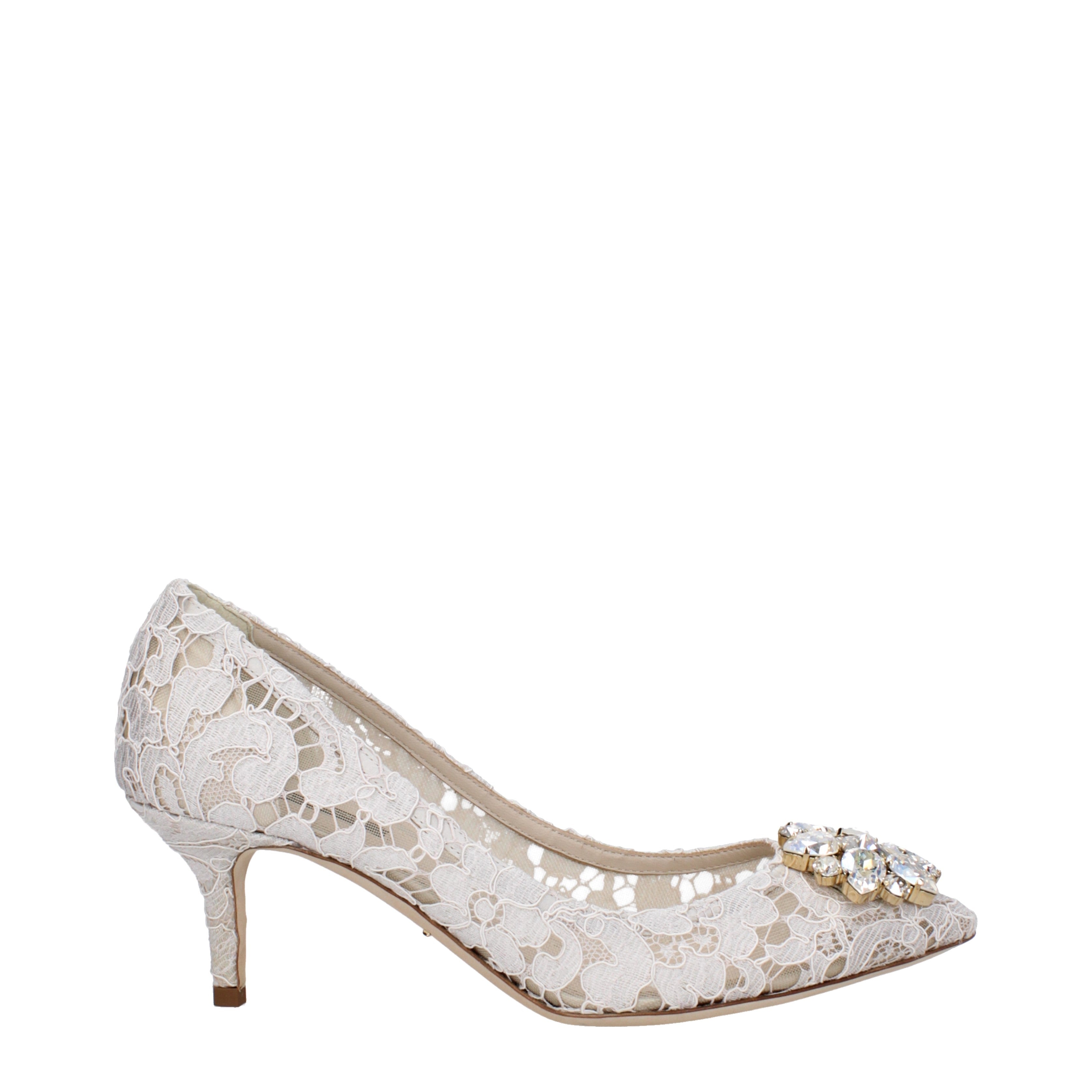 Dolce&Gabbana Pumps Women Lace White/Ice