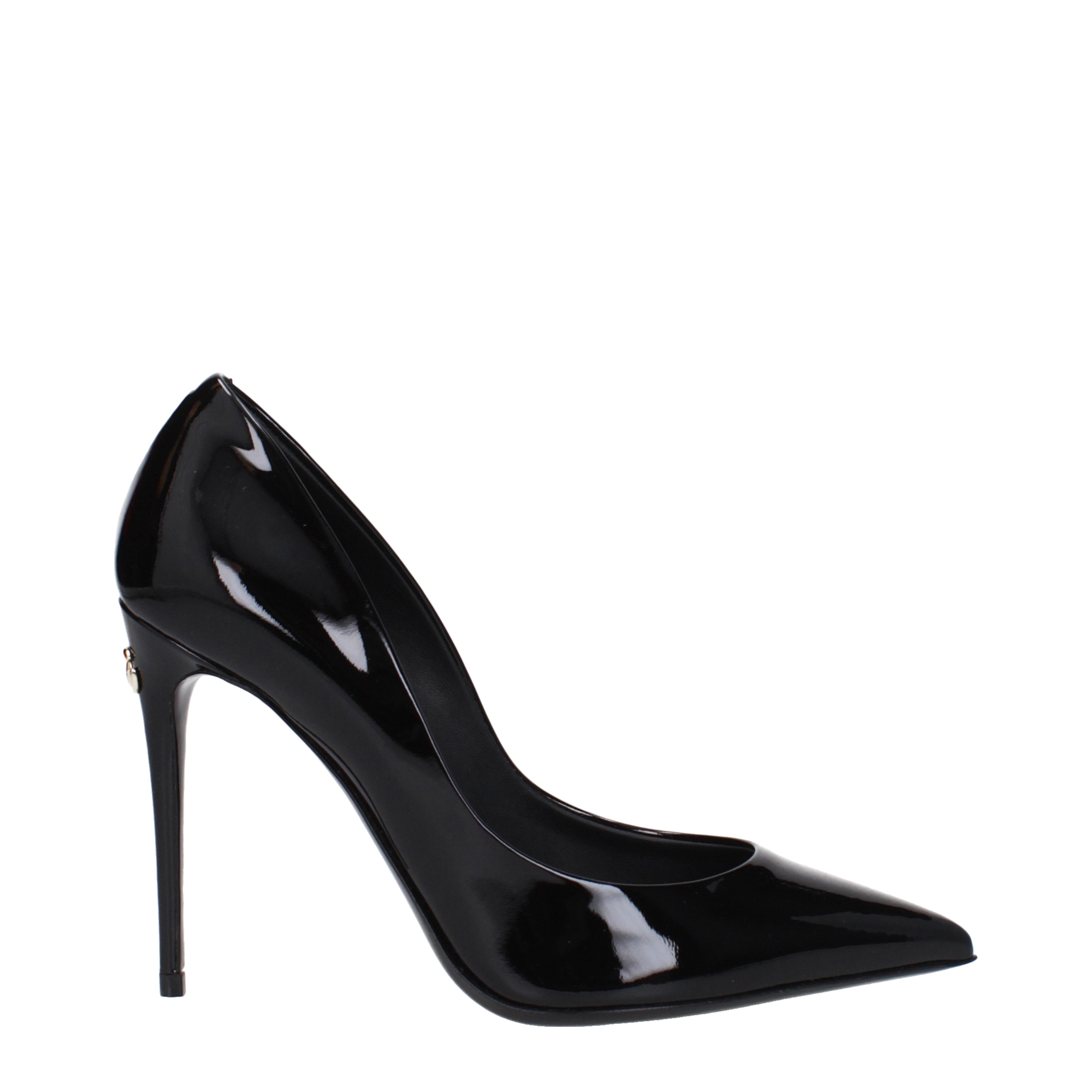 Dolce&Gabbana Pumps Women Patent Leather Black