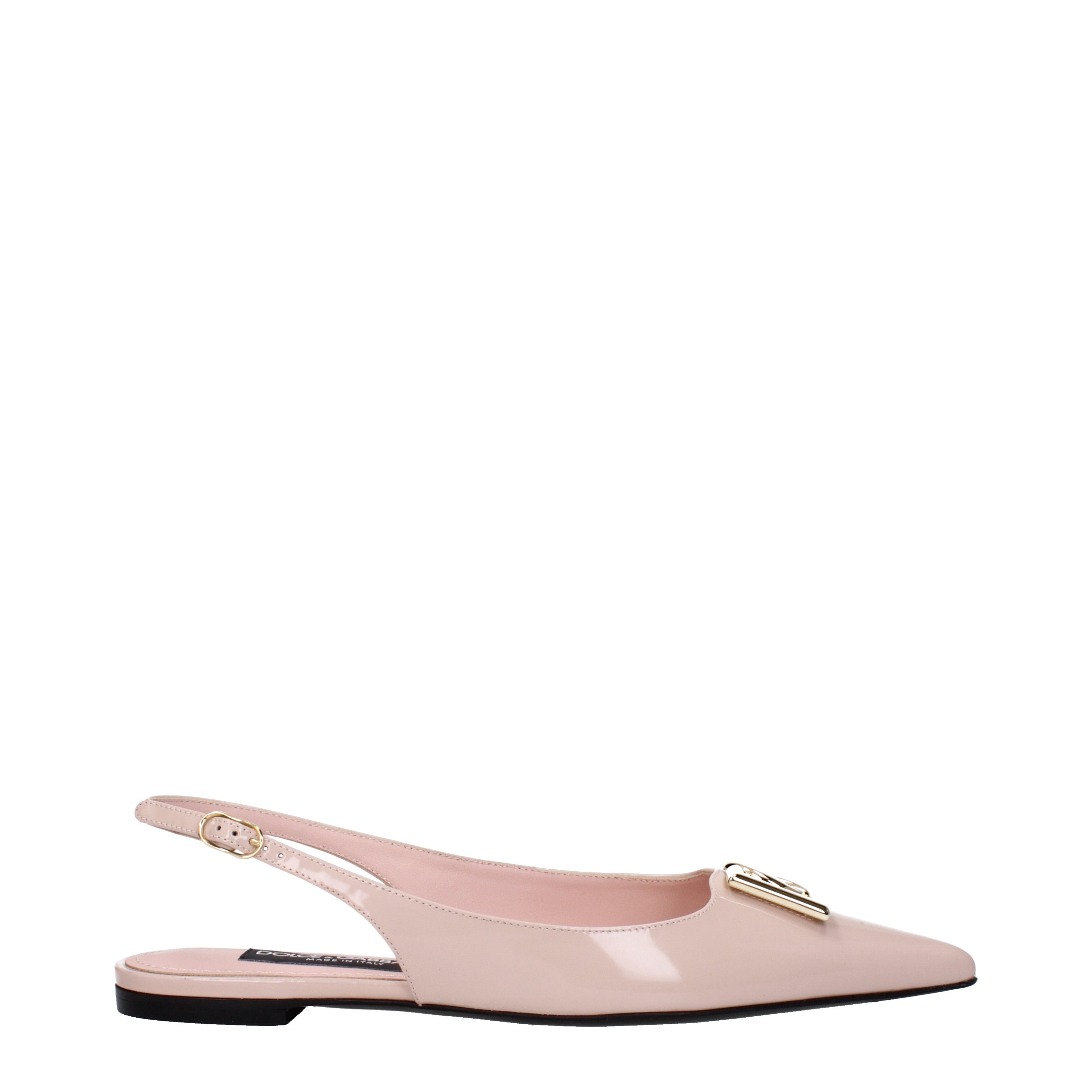 Dolce&Gabbana Sandals Women Patent Leather Pink/Pink Powder