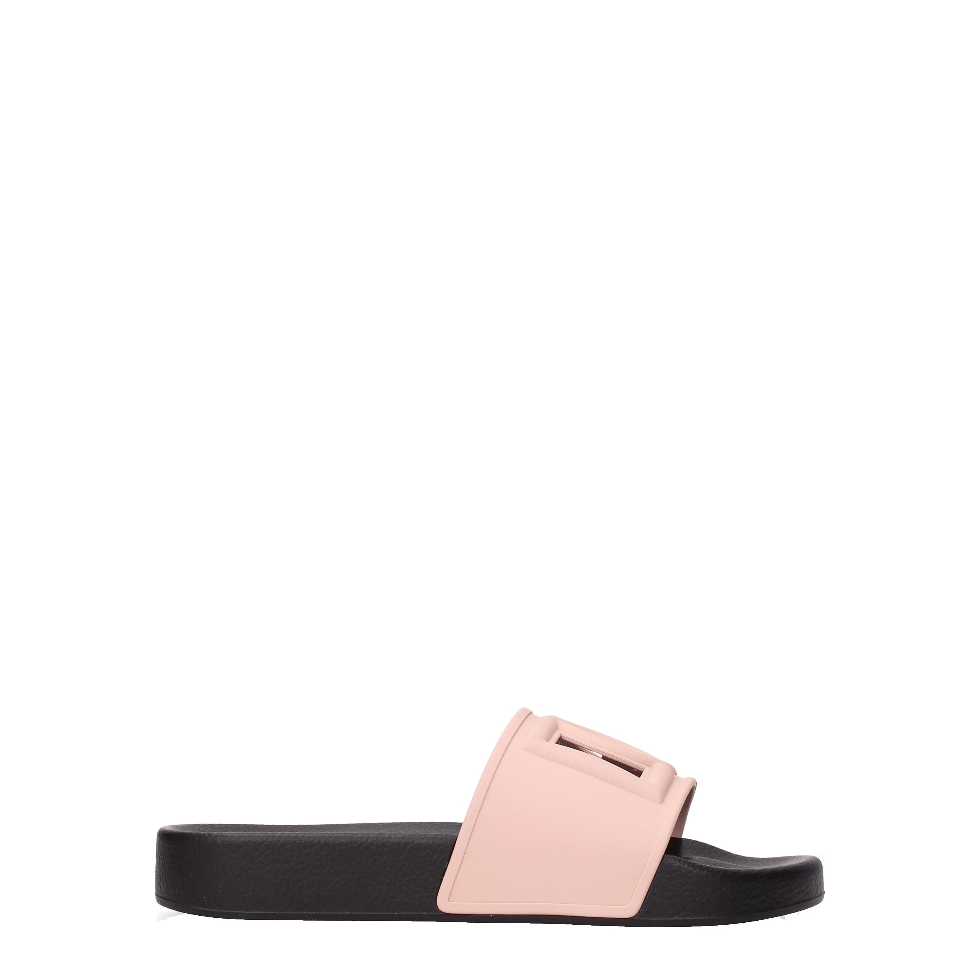 Dolce&Gabbana Slippers and Clogs Women Rubber Pink/Nude Pink