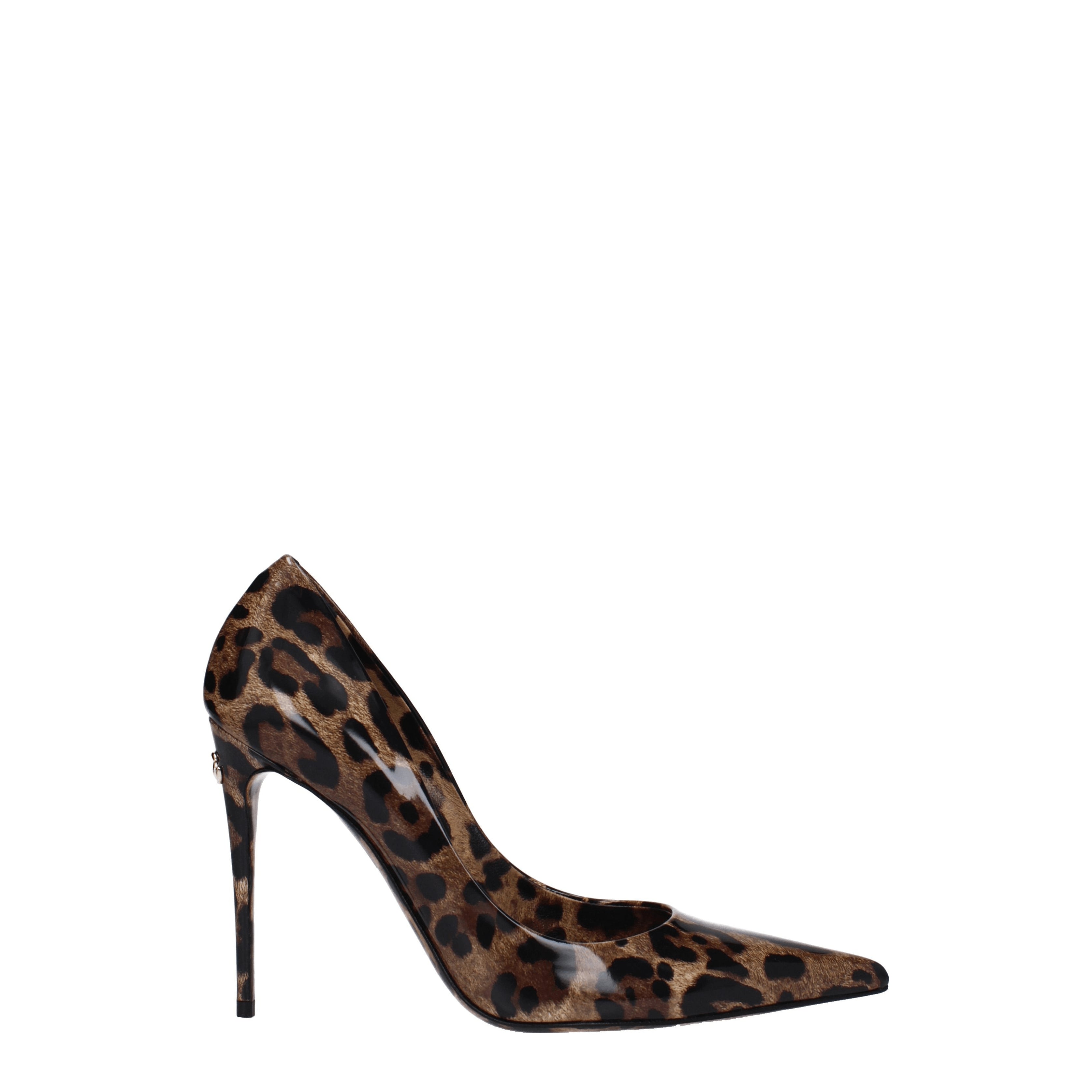 Dolce & Gabbana Dcollet Woman Leather Brown/Leopard