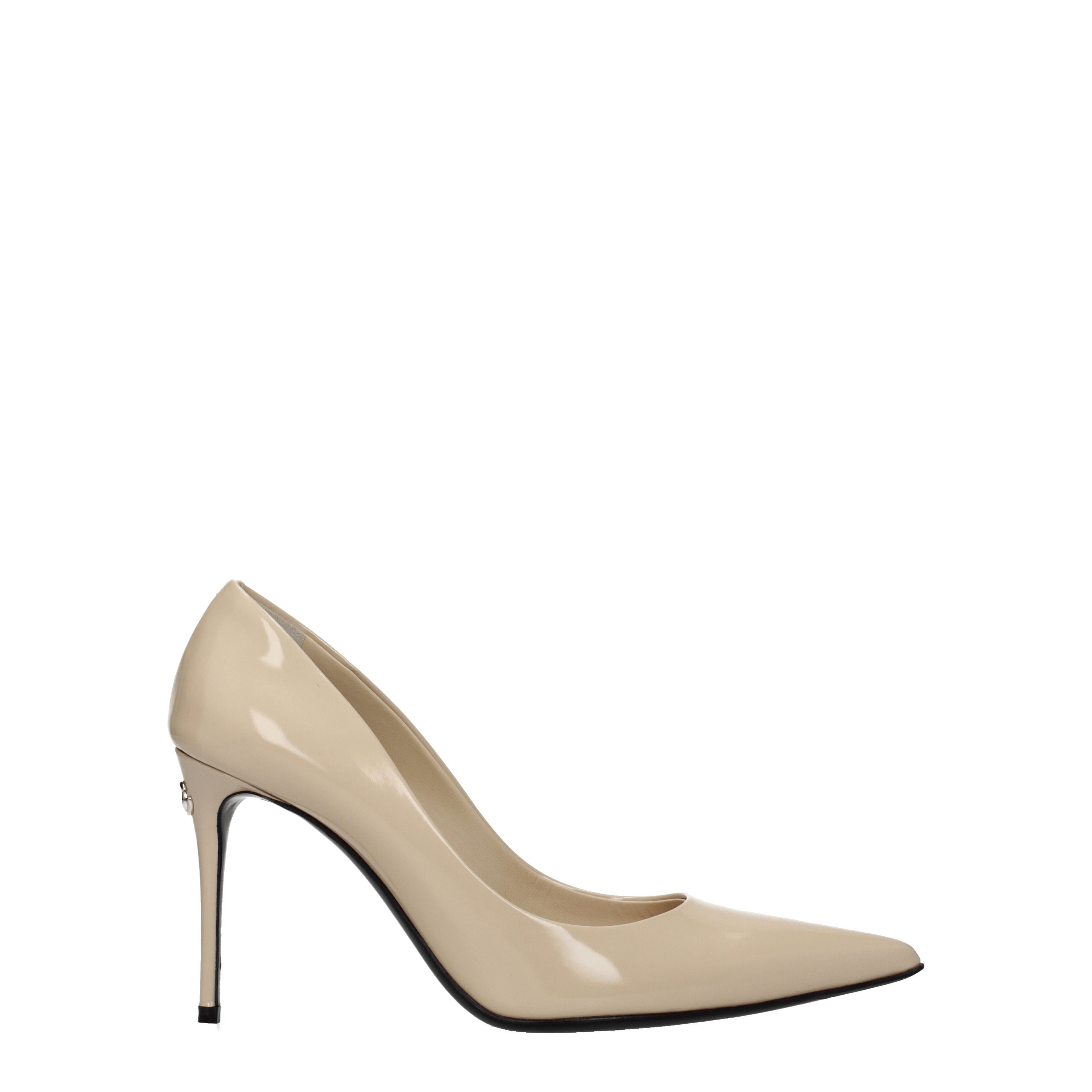 Dolce & Gabbana Dcollet Women Leather Beige/Cappuccino