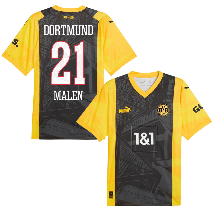 Donyell Malen 21 Borussia Dortmund 2024/25 Special Edition Jersey - Black
