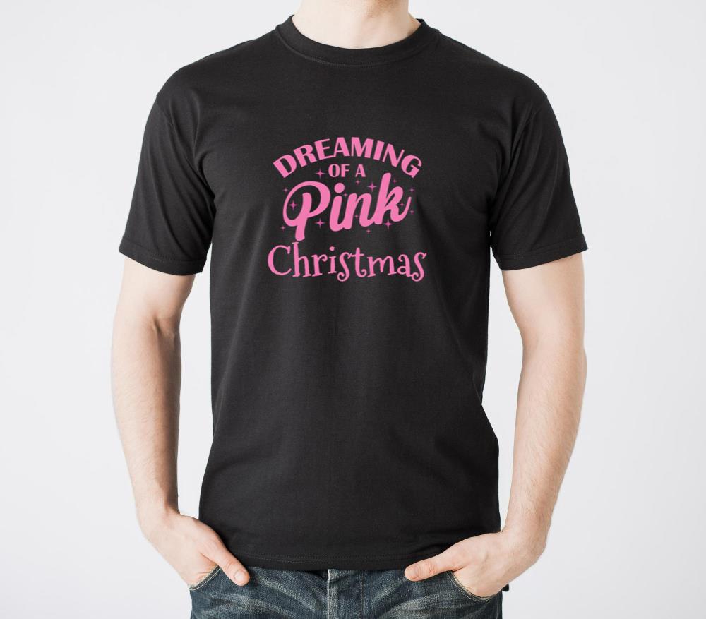 Dreaming of a Pink Christmas - Unisex Standard T-Shirt