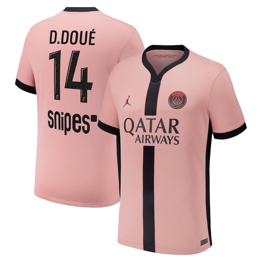 Dsir Dou 14 Paris Saint-Germain 2024/25 Third Men Jersey - Pink