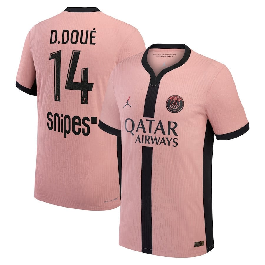 Dsir Dou 14 Paris Saint-Germain 2024/25 Third Men Jersey - Pink