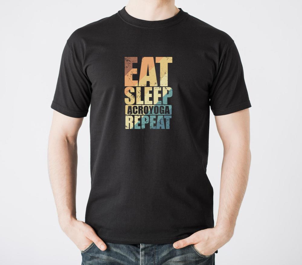 Eat Sleep Acroyoga Repeat Sport Fitness - Unisex Standard T-Shirt