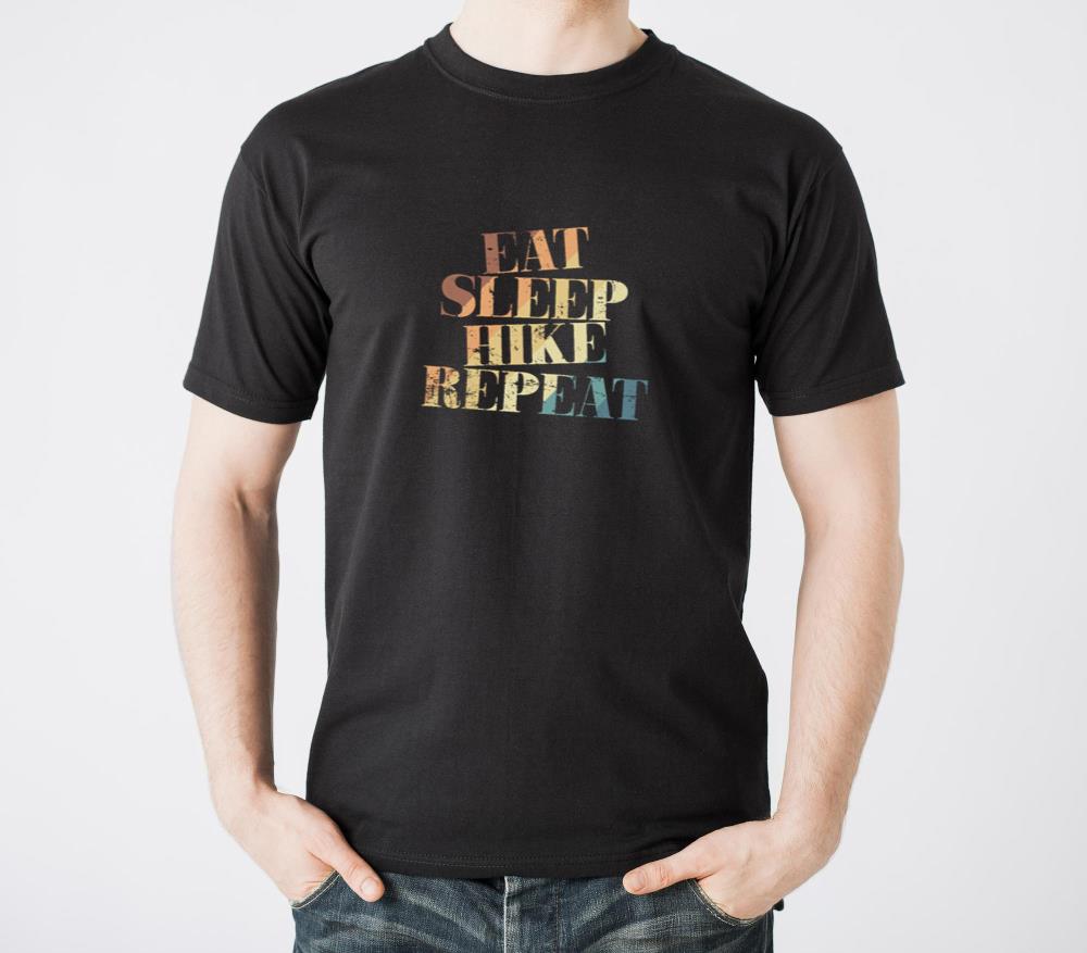 Eat Sleep Hike Repeat Nature - Unisex Standard T-Shirt