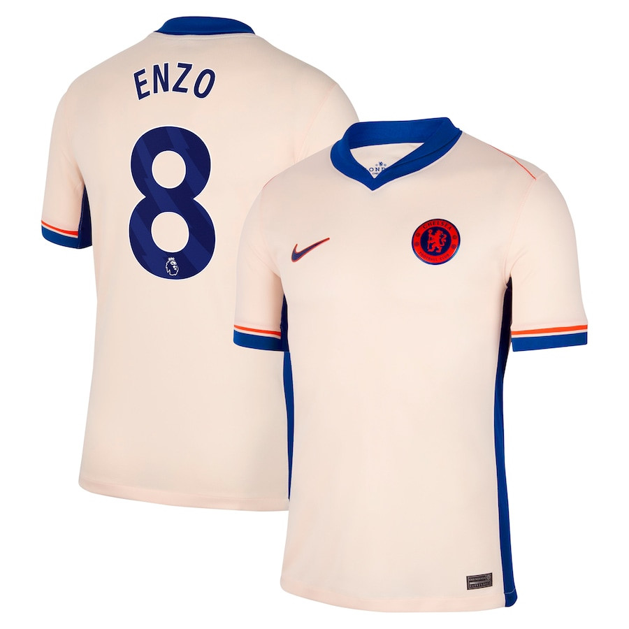 Enzo Fernandez 8 Chelsea 2024-25 Away Jersey - Orange