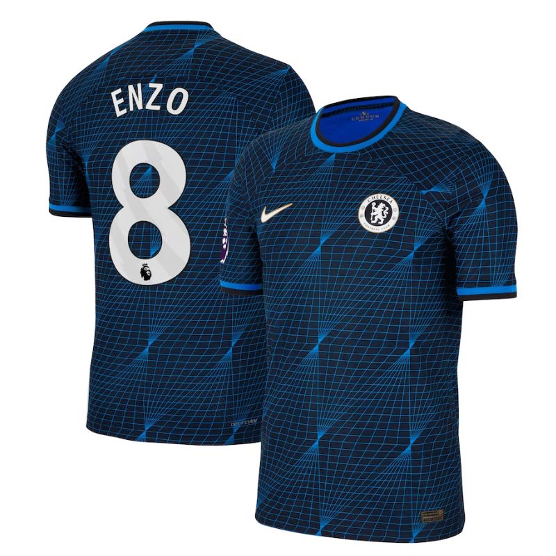 Enzo Fernendez Chelsea 2023/24 Away Player Jersey - Navy