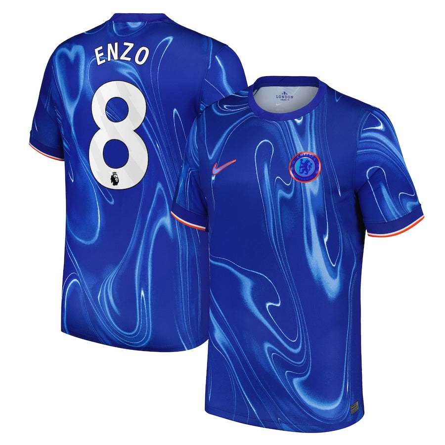 Enzo Fernendez Chelsea Nike 2024/25 Home Player Jersey - Blue