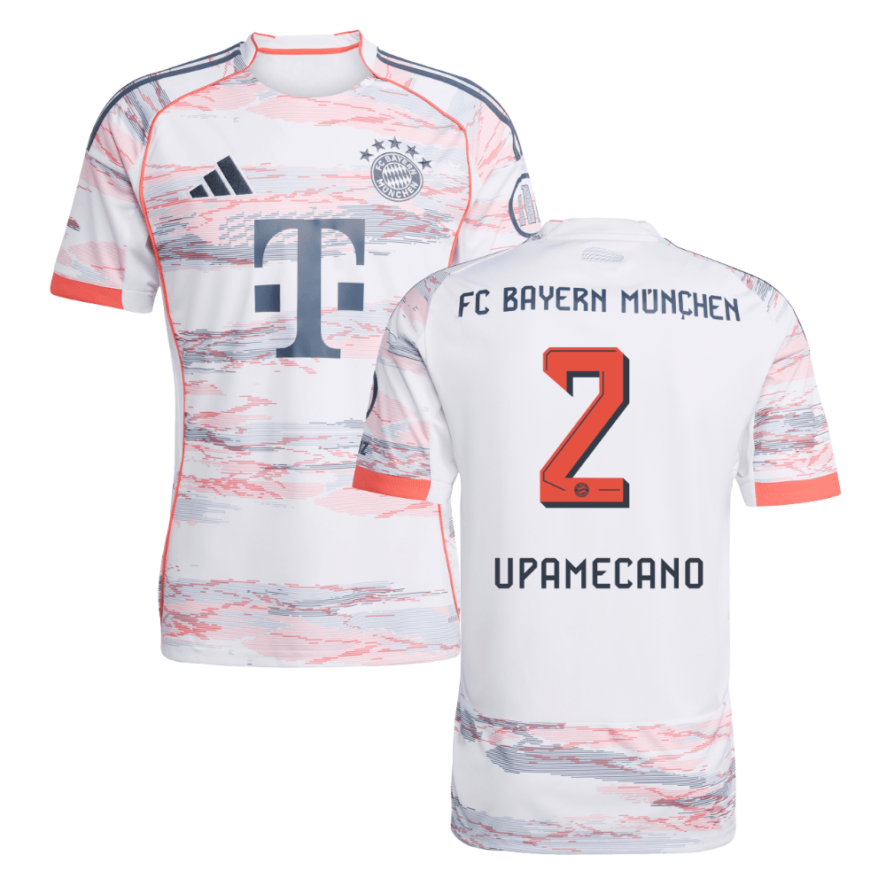 Eric Dier #15 Bayern Munich 2025-26 Away Men Jersey - White