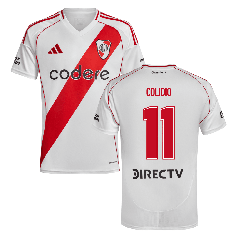 Facundo Colidio 11 River Plate 2024-25 Home Match Jersey - White