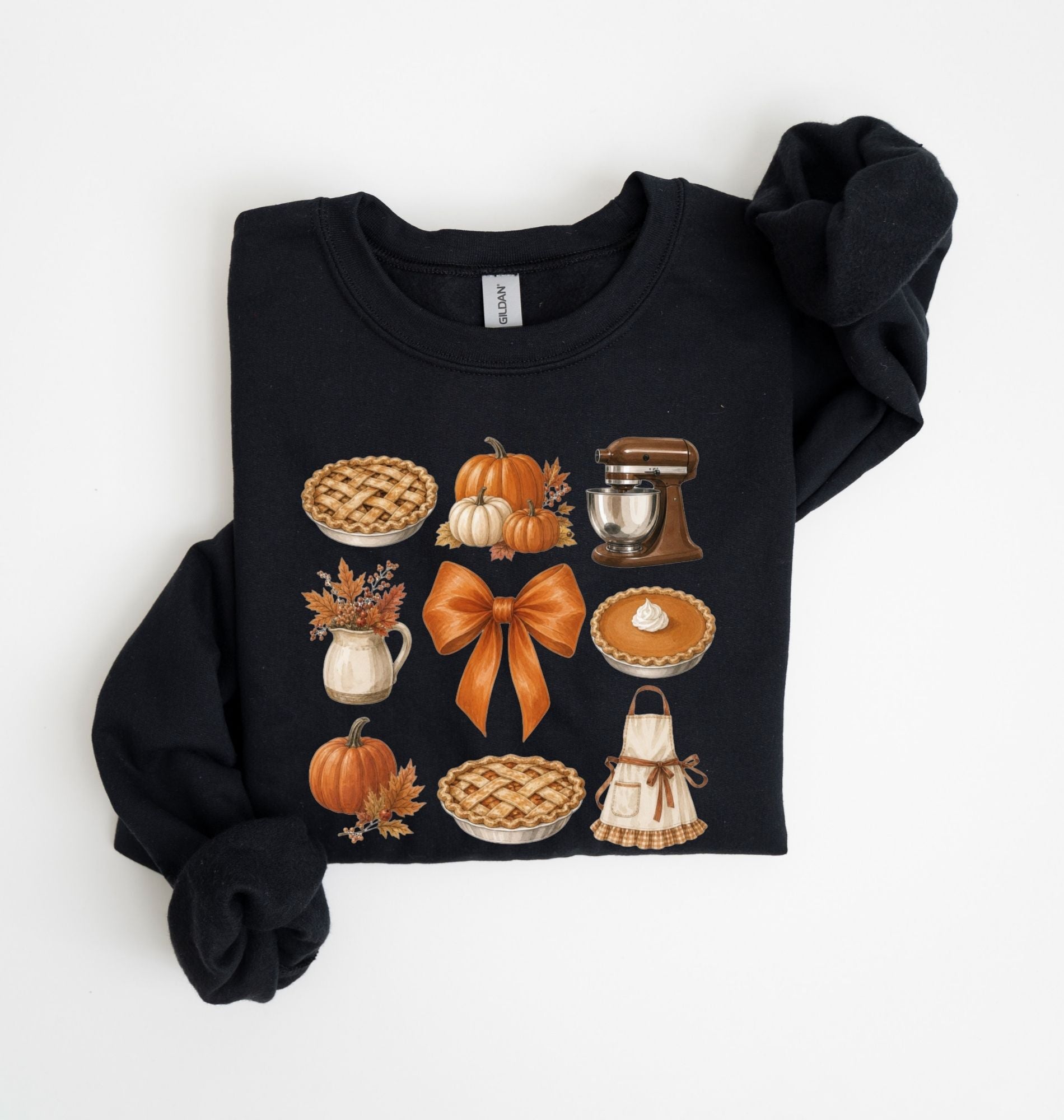 Fall Baking Sweatshirt | Pumpkin Pie Baker Gift 5