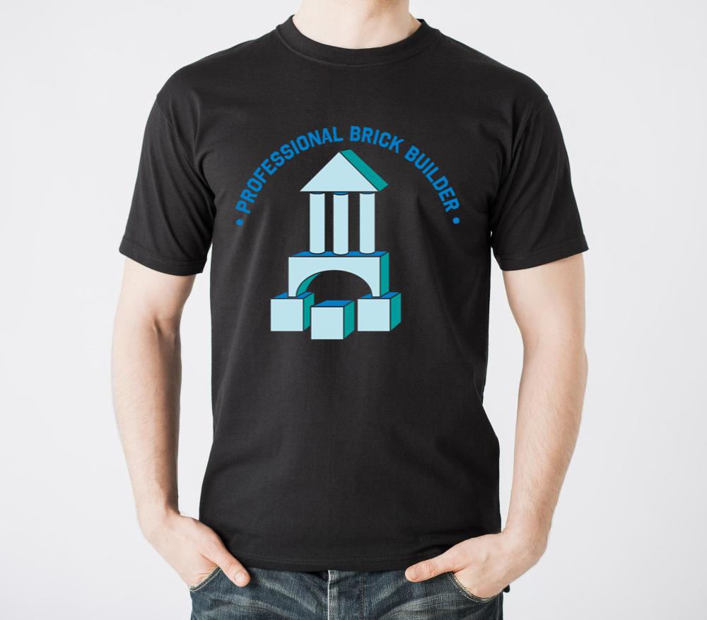 FathersDay Professional Brick Builder - Unisex Standard T-Shirt