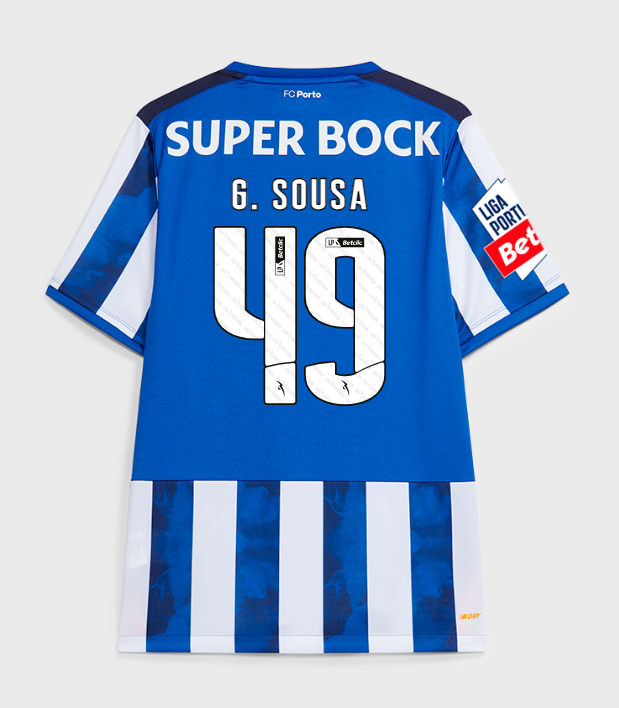 FC Porto 2024-25 Home G. SOUSA 49 Jersey - Blue White