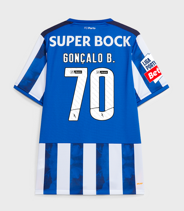 FC Porto 2024-25 Home GONÃ‡ALO B. 70 Jersey - Blue White
