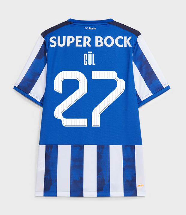 FC Porto 2024-25 Home Gul 27 Europa League Jersey - Blue White