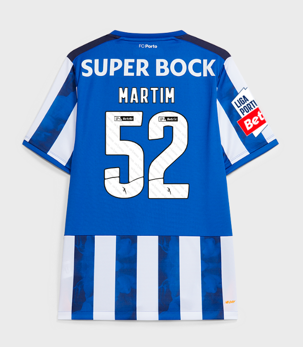 FC Porto 2024-25 Home MARTIM 52 Jersey - Blue White