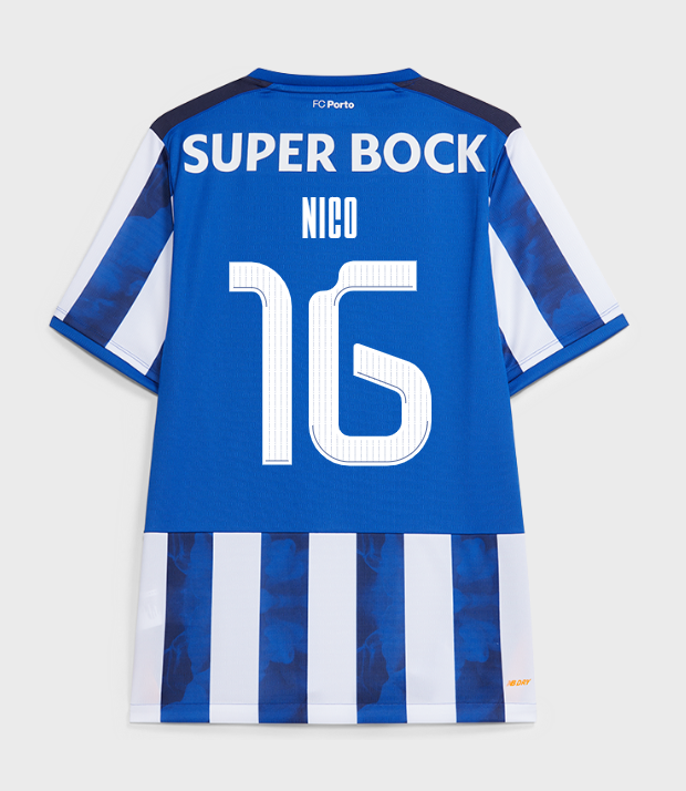 FC Porto 2024-25 Home Nico 16 Europa League Jersey - Blue White