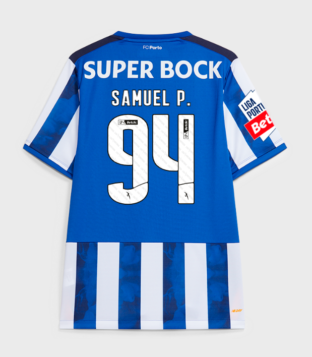 FC Porto 2024-25 Home SAMUEL P. 94 Jersey - Blue White