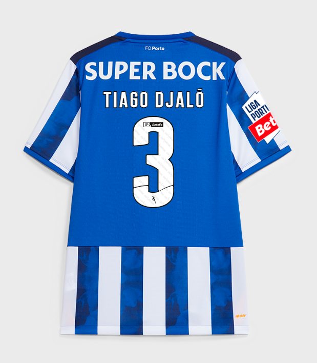 FC Porto 2024-25 Home TIAGO DJALO 3 Jersey - Blue White