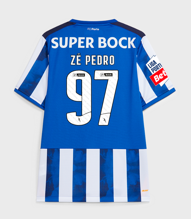FC Porto 2024-25 Home ZE PEDRO 97 Jersey - Blue White