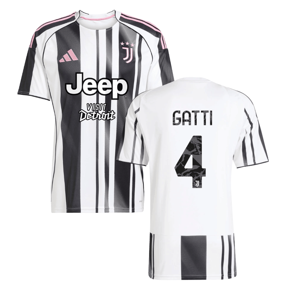 Federico Gatti 4 Juventus 2025-26 Home Men Jersey - White