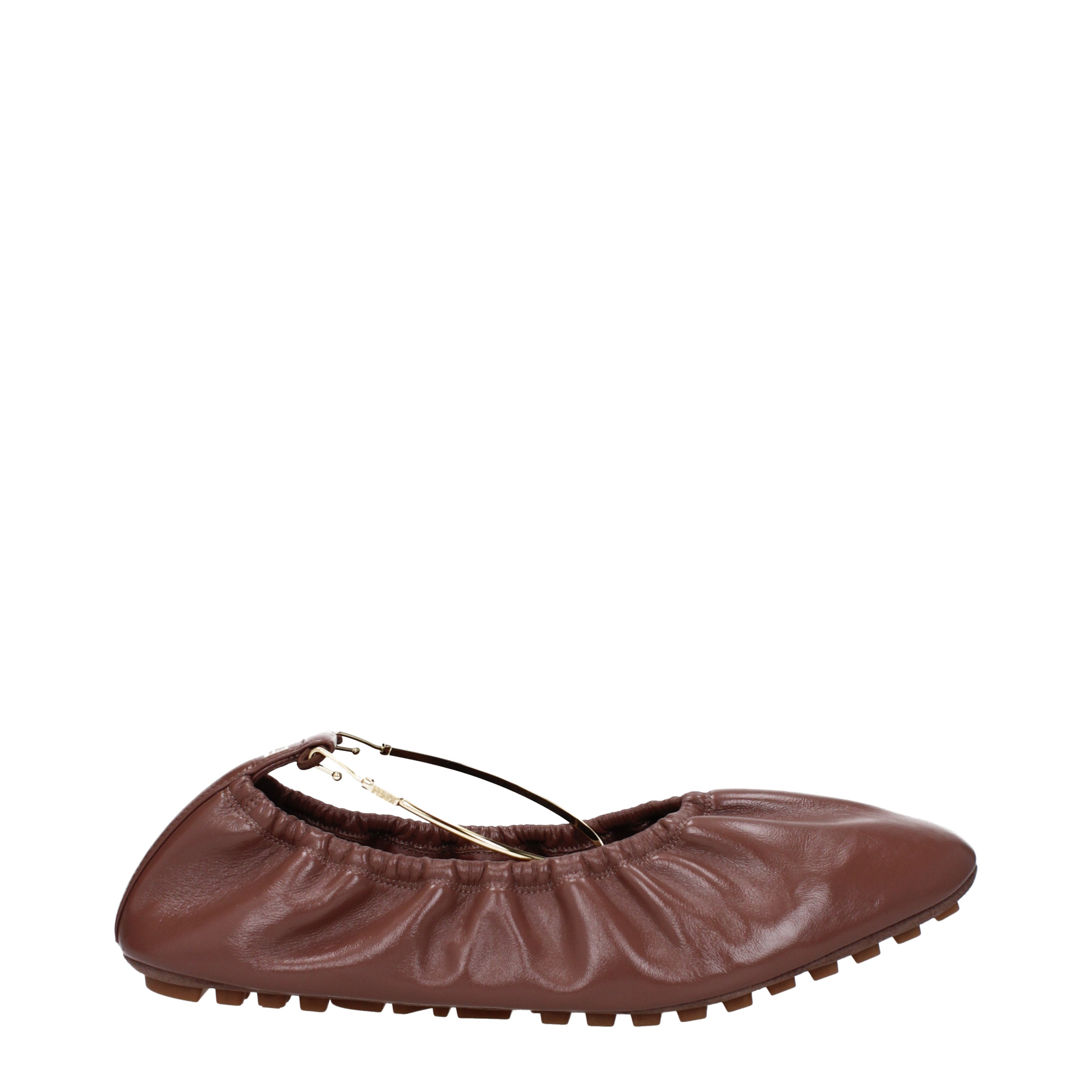 Fendi Ballerine Woman Skin Brown