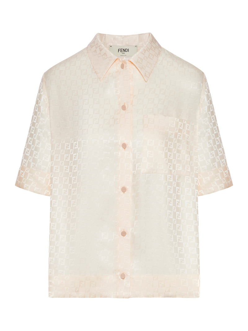 Fendi FENDI SHORT SLEEVE SILK SHIRT