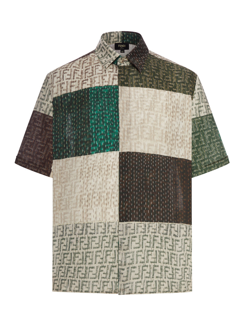 Fendi LINEN SHIRT WITH FF LOGO