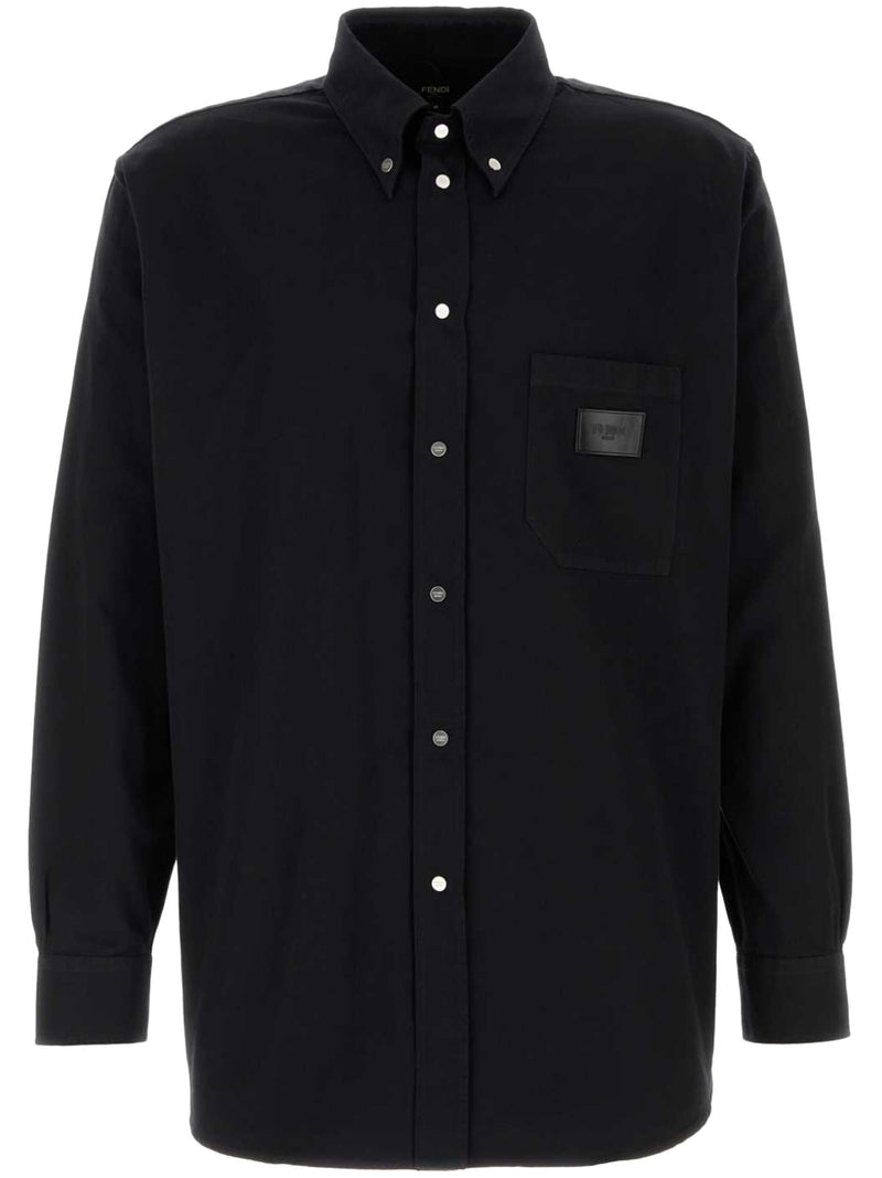 Fendi Logo-patch Shirt