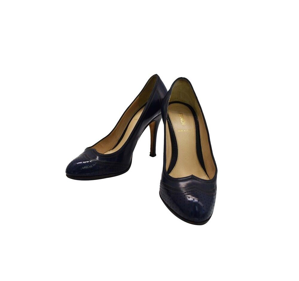 Fendi Purple Blue Heels 10252