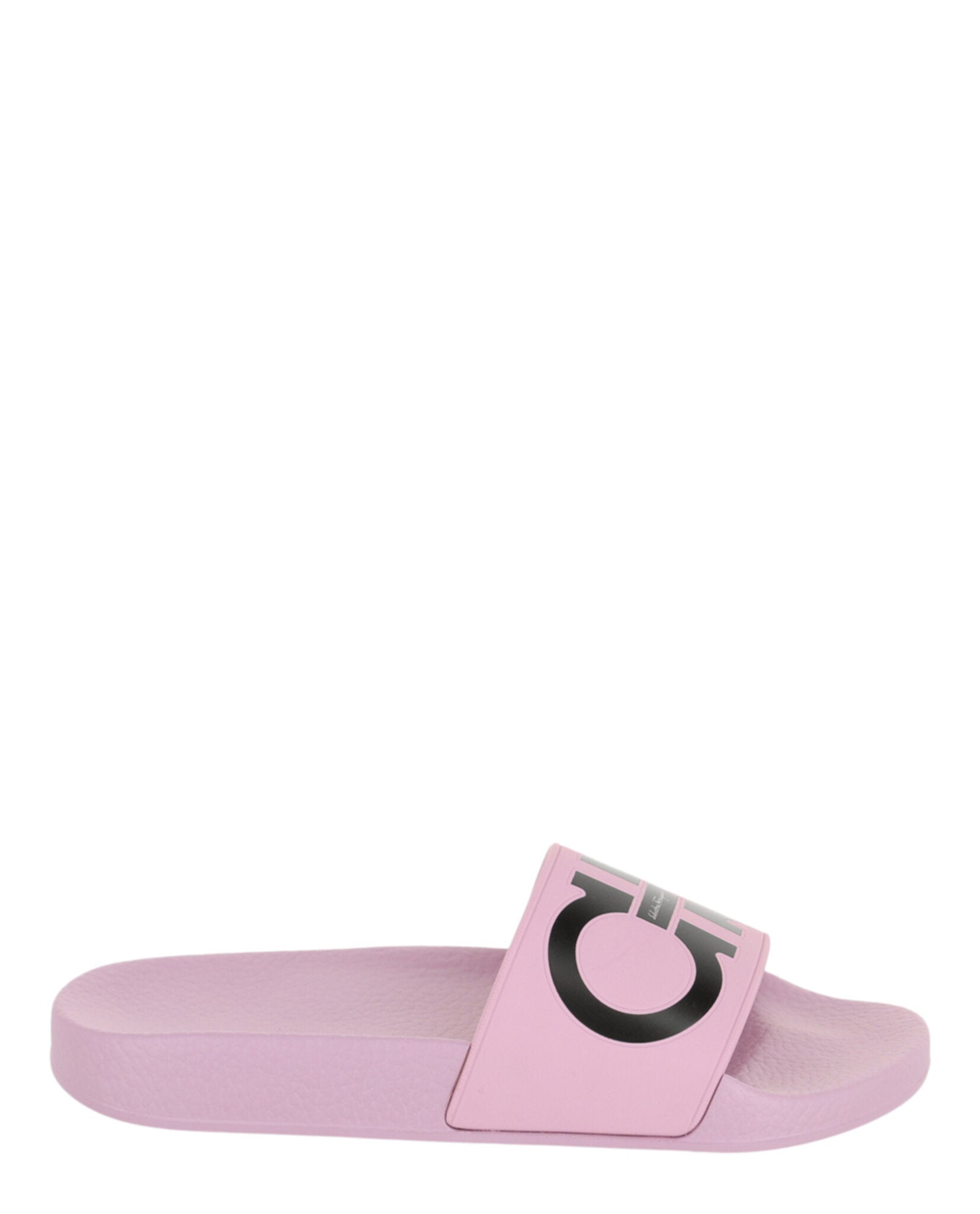 Ferragamo Womens Groovy Dual Gancini Slides