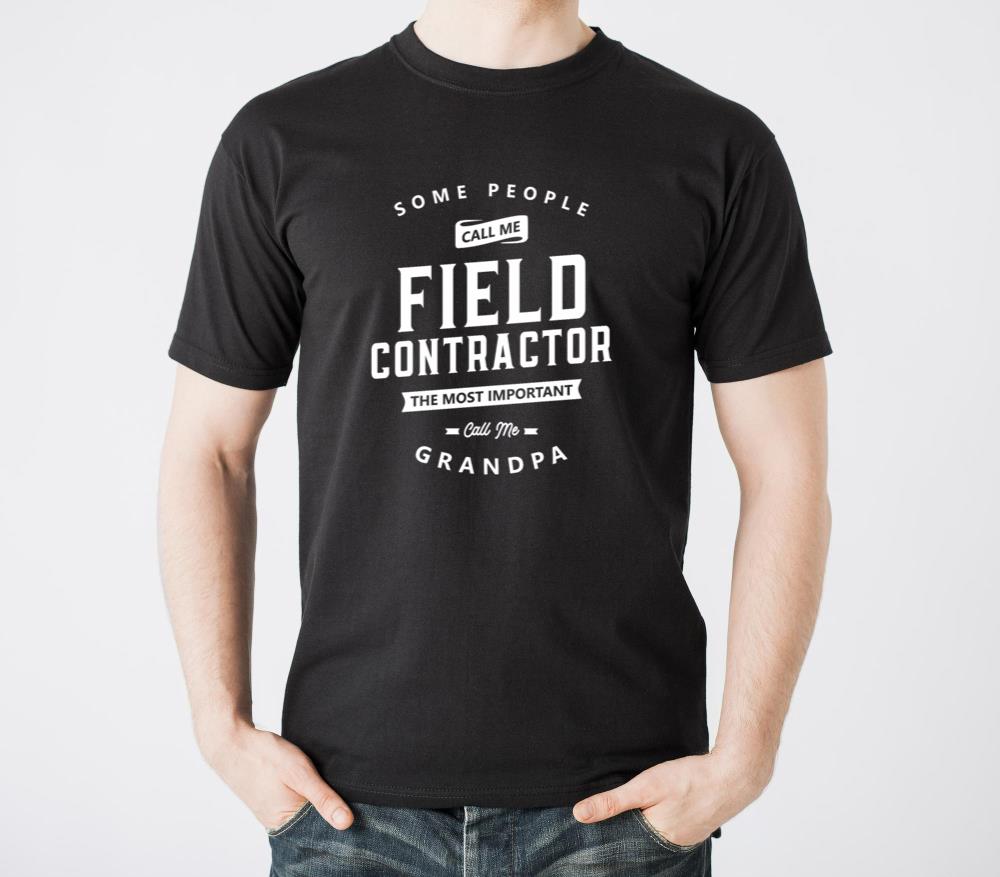 Field Contractor Funny Job Title Profession - Unisex Standard T-Shirt