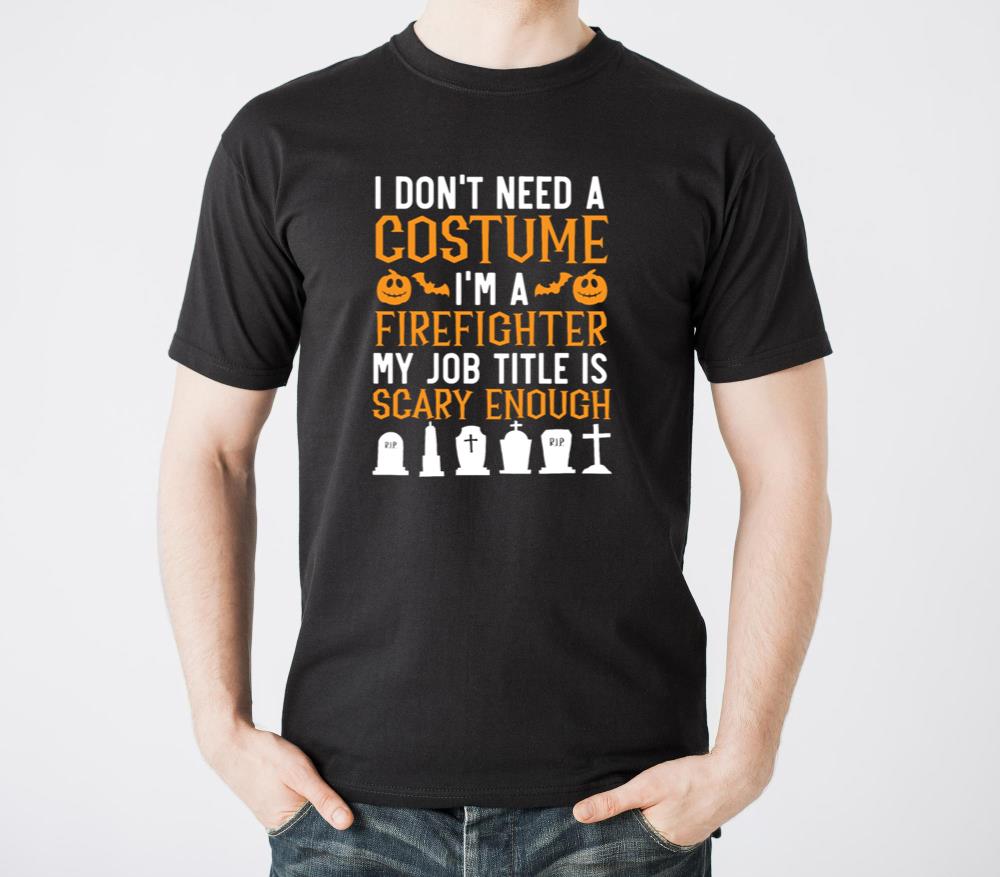 Firefighter Halloween Trick Or Treat Fireman - Unisex Standard T-Shirt