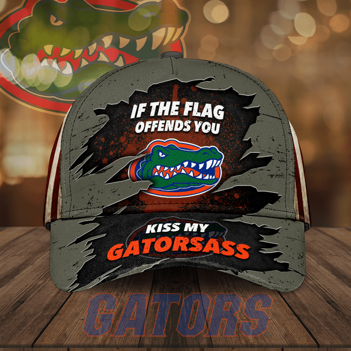 Florida Gators If The Flag Offends You Kiss My Gatorsass 3D Classic Baseball Cap/Hat Cgi2260