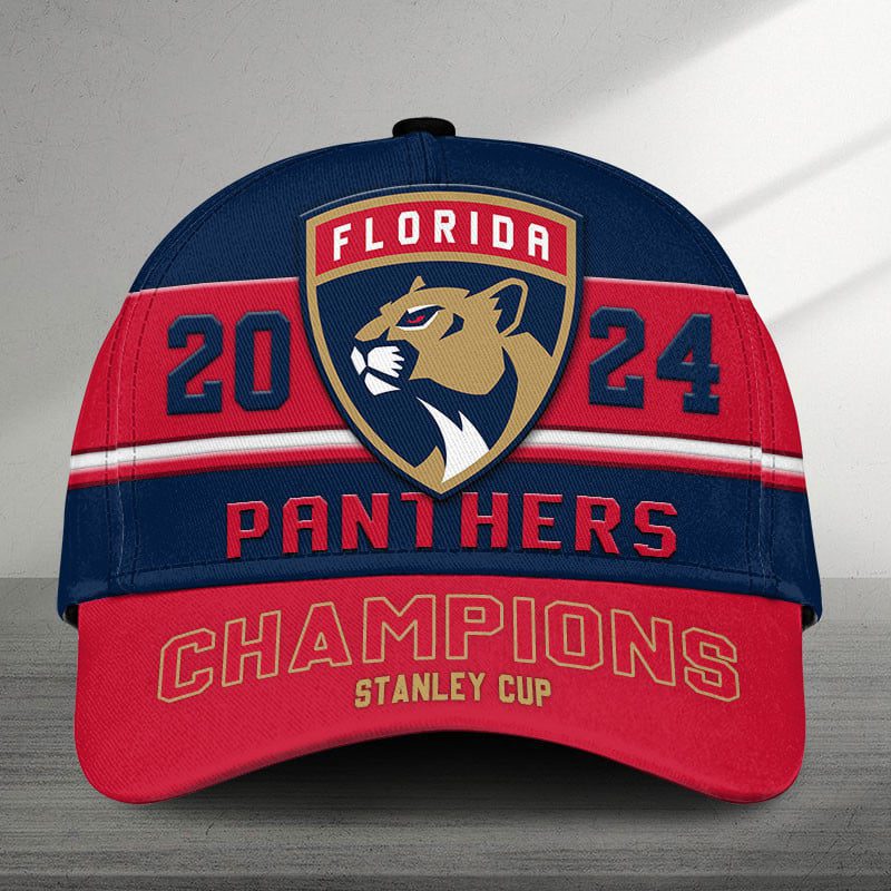 Florida Panthers Nhl Champions 2024 Classic Cap Wsc1126