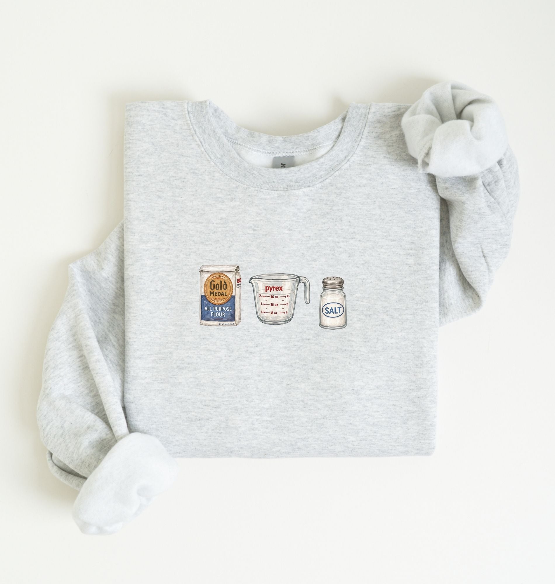 Flour Water Salt Sweatshirt | Bread Baker Gift 2