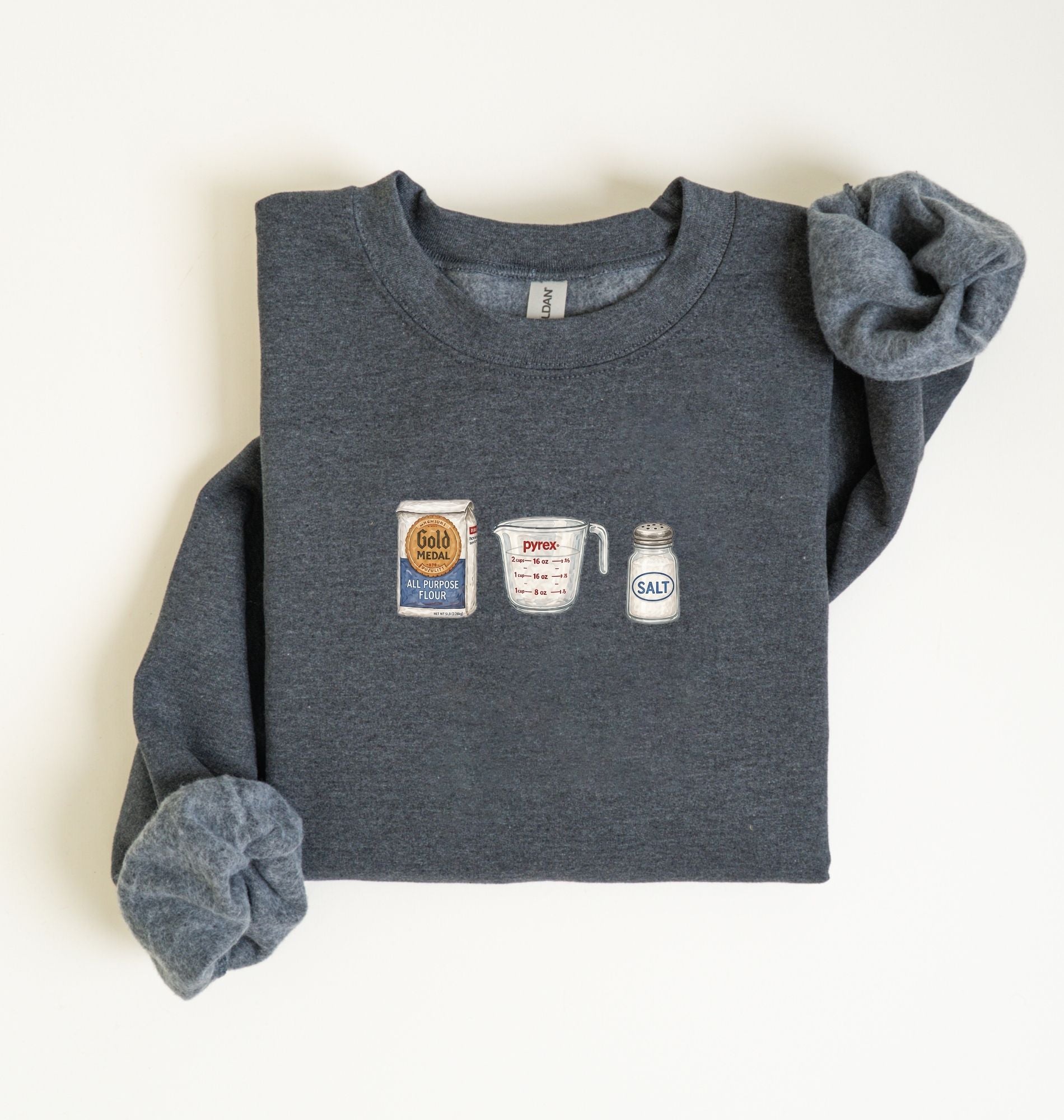 Flour Water Salt Sweatshirt | Bread Baker Gift 3