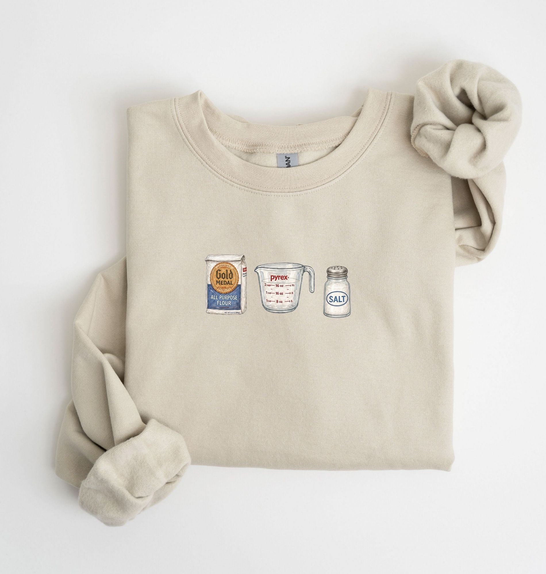 Flour Water Salt Sweatshirt | Bread Baker Gift 5