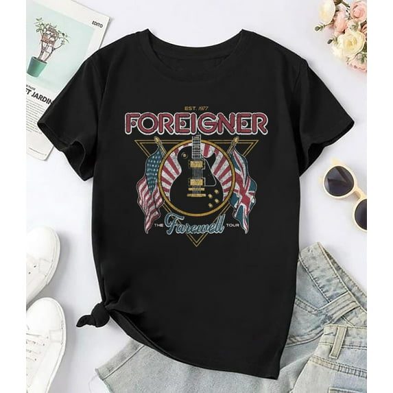 Foreigner Band 90S Band Merc Vintage Shirt